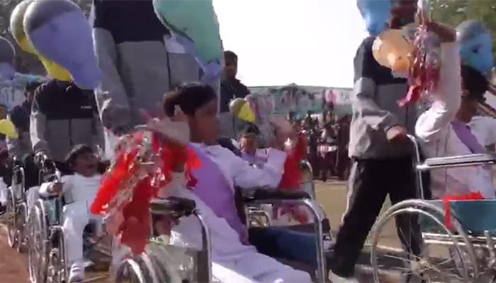 Sports event held at army-run school for special children in Bahawalpur 