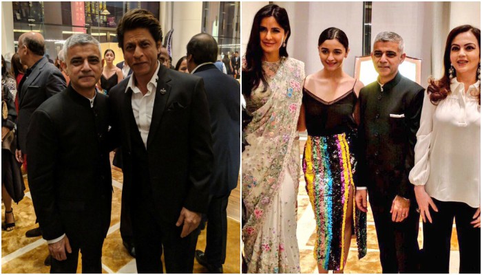 Shah Rukh Khan, Ranbir, Katrina welcome London mayor Sadiq Khan at Mumbai gala