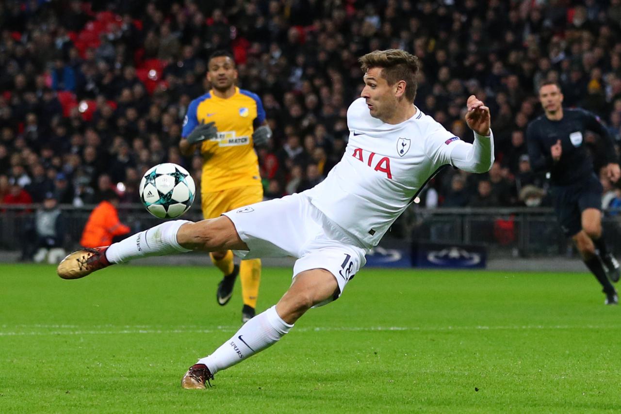 Llorente opens account as Spurs stroll to last 16 after win against APOEL