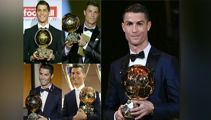 Ronaldo pips Messi to win Ballon d'Or for fifth time