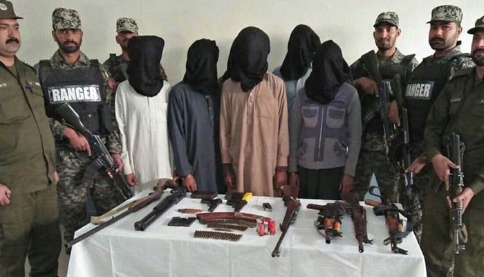 FC nabs six TTP terrorists in Balochistan: ISPR