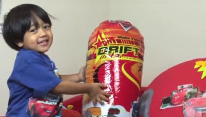 Six-year-old makes millions reviewing toys on YouTube