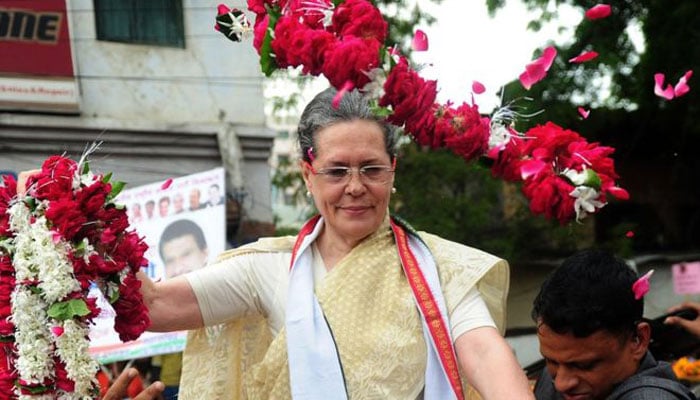 Congress leader Sonia Gandhi