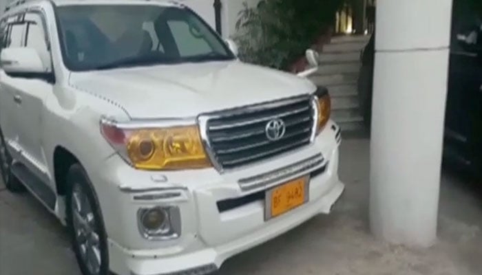 Non-custom paid car allegedly under use of PTI's Firdous Ashiq Awan impounded in Islamabad
