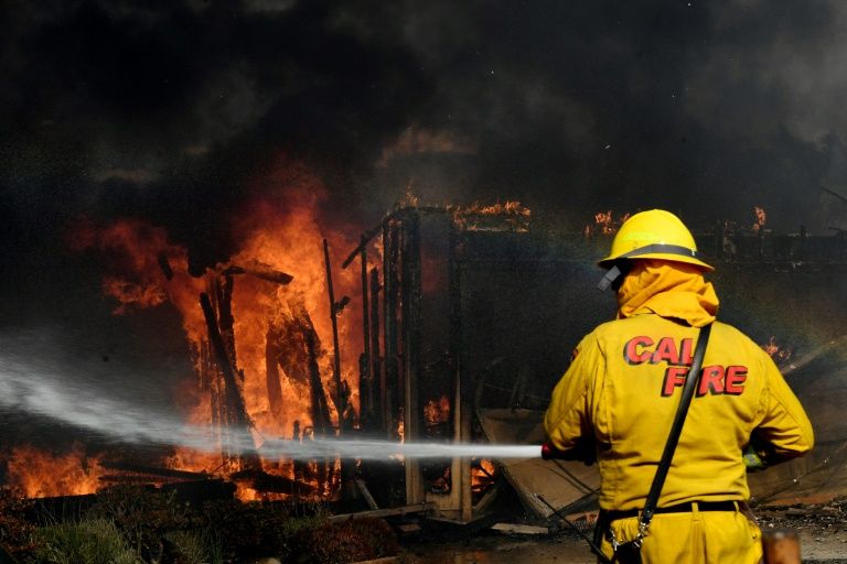 California battling third-largest wildfire since 1932