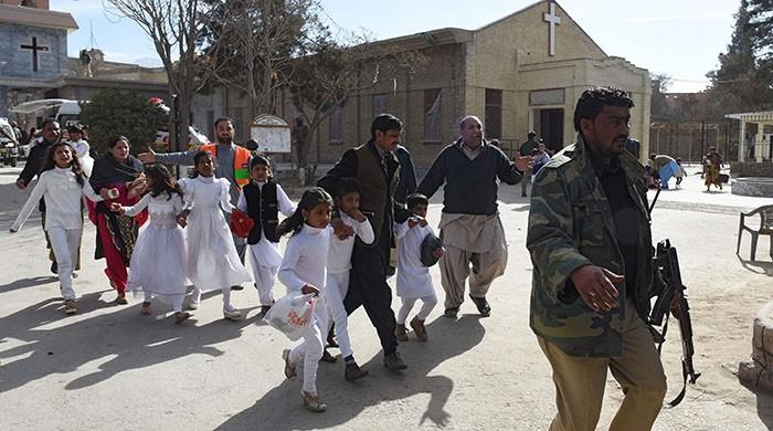 Nine killed in terrorist attack on church in Quetta  Nine killed in terrorist attack on church in Quetta