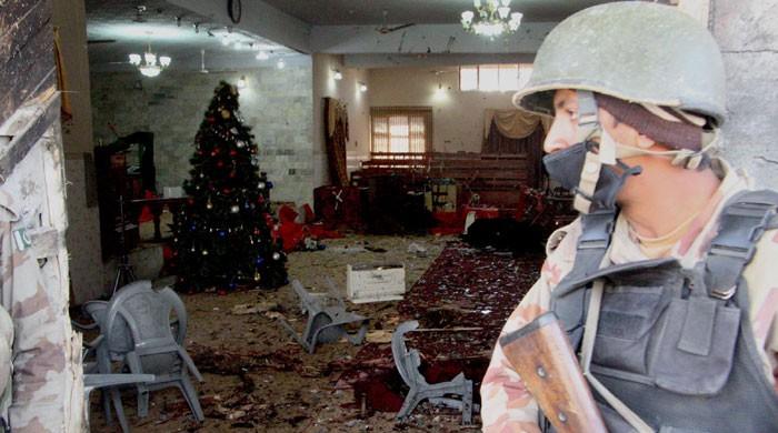 Attacked church situated in Quetta’s high-security zone Attacked church situated in Quetta’s high-security zone