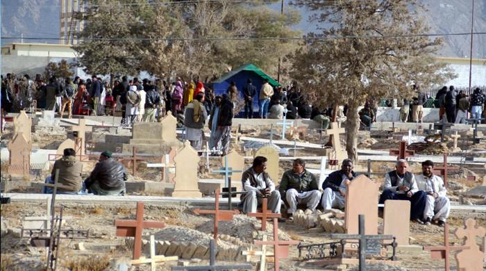 Church attack: Six of nine deceased laid to rest in Quetta Church attack: Six of nine deceased laid to rest in Quetta