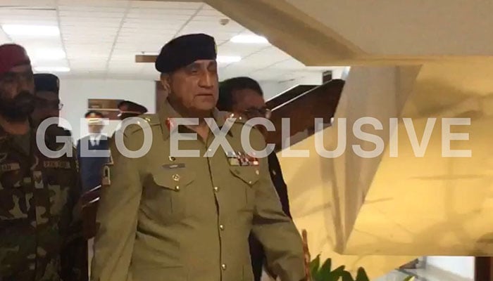 Army chief reaches parliament to brief lawmakers on security situation Army chief reaches parliament to brief lawmakers on security situation