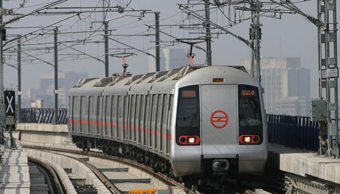 India metro train crashes into station on trial run