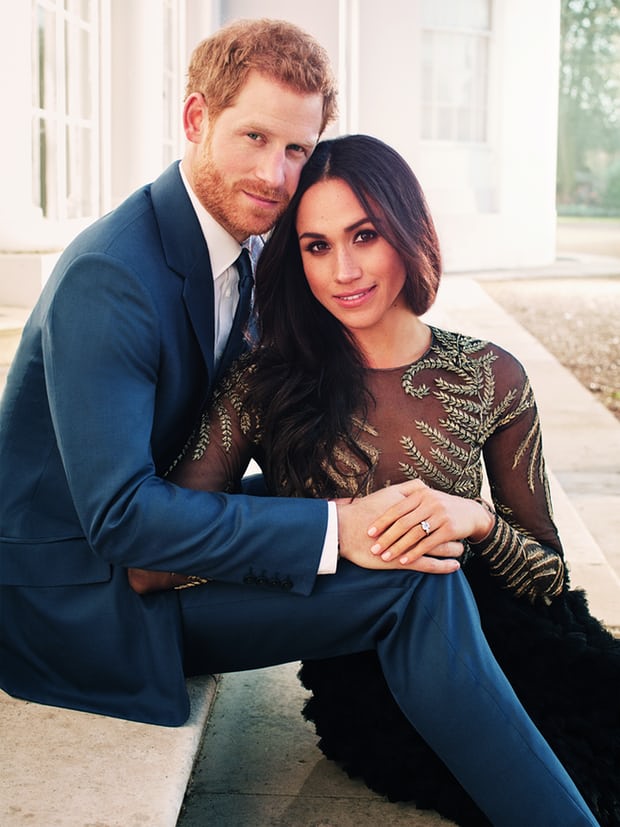Prince Harry and fiancée Meghan Markle release engagement pictures
