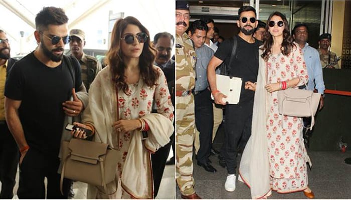 Anushka, Virat leave for Mumbai to host second reception