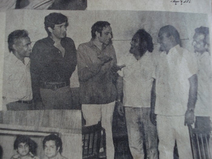 Muhammad Rafi’s birthday, in the presence of Shashi Kapoor