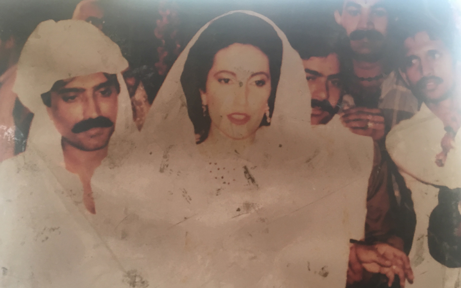 Photo of Benazir Bhutto and husband, Asif Ali Zardari.—Photo by Agha Feroze