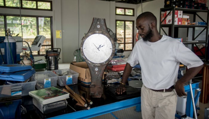 art at Ghana's toxic dump