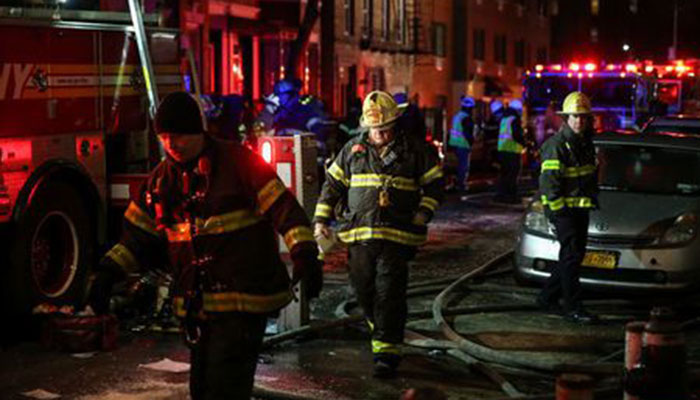 Apartment fire kills 12 in New York's Bronx
