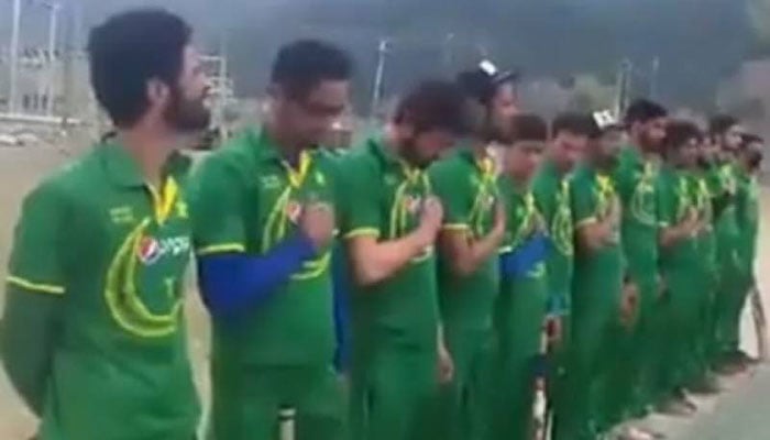In April last year police had detained local cricketers in IoK for donning Pakistan uniform and playing its national anthem
