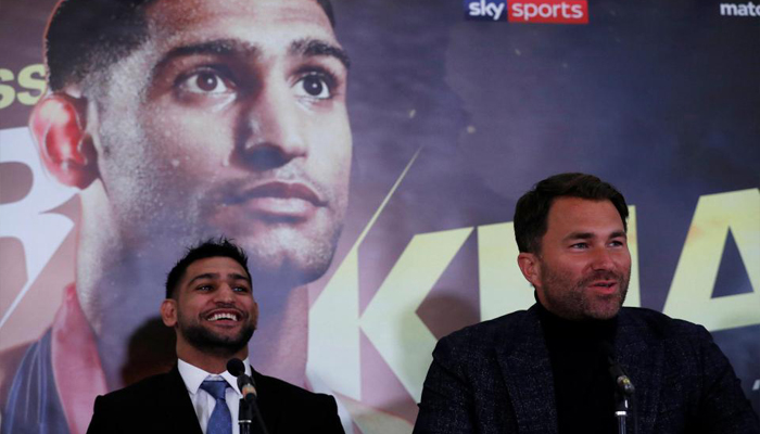 Amir Khan ends feud with Eddie Hearn 