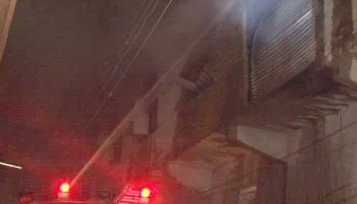 Karachi cotton factory gutted