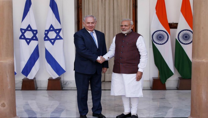 Israel's Netanyahu pushes for India free trade deal during rare visit