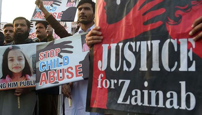 'Nation aggrieved over Zainab incident', SC displeased at lack of progress