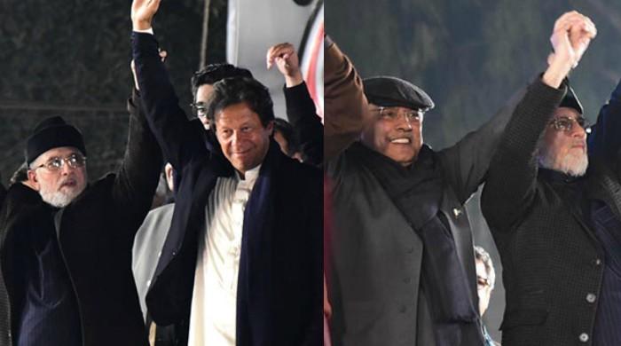 Mall Road protest: Former rivals join Qadri in bid to 'send Sharifs home'