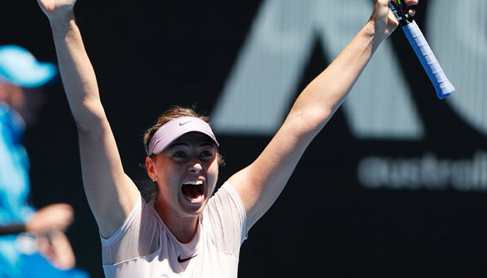 Sharapova storms into third round to set up Kerber clash 
