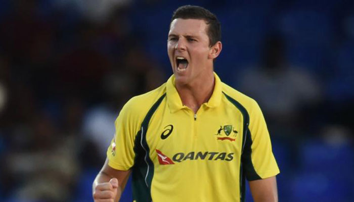 Hazlewood out of second England ODI with virus 