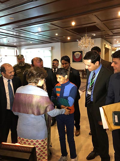 Pakistan reunites Afghan boy with family