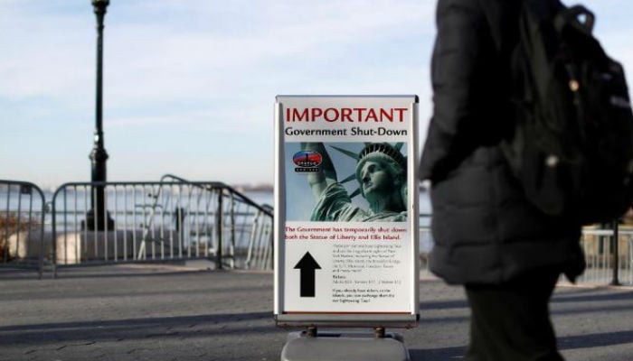 In New York, tourists left high and dry as Statue of Liberty shuts down