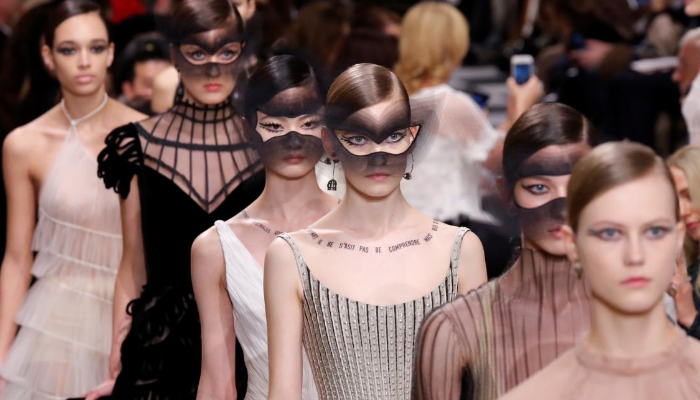 With swirls and cages, Dior goes surrealist for Haute Couture week