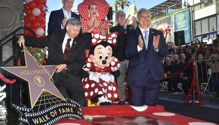 Minnie Mouse gets her star, a few decades after Mickey