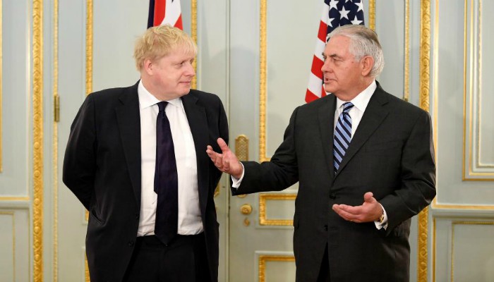 US needs to pay attention to relationship with Britain, Tillerson says