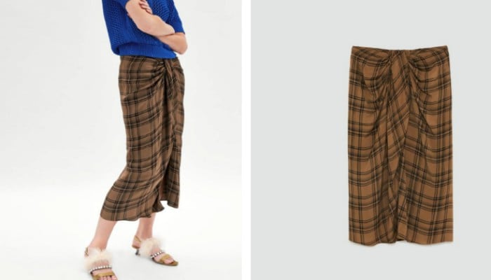 Zara is selling lungi for $86 and calling it ‘check mini-skirt’