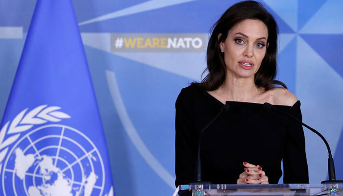 Angelina Jolie urges NATO to tackle sexual violence in war