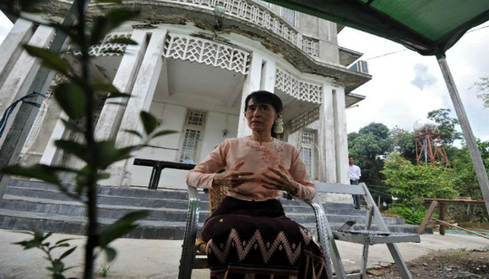 Petrol bomb thrown at Suu Kyi's lakeside villa: Myanmar govt