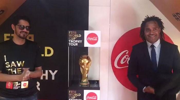 FIFA World Cup Trophy lands in Pakistan 