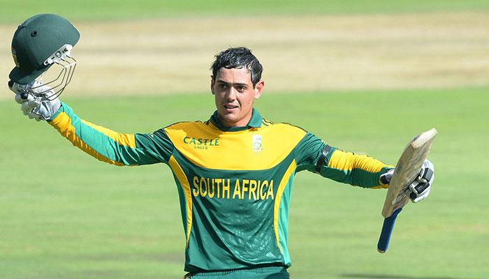 Quinton de Kock adds to South Africa's injury woes