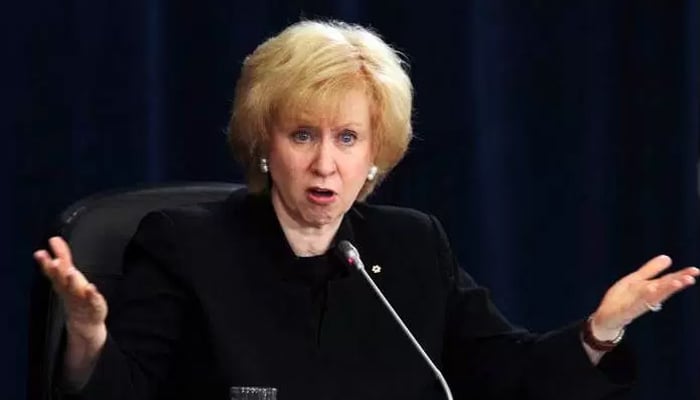 Women's 'bare arms undermine credibility' against 'suited men' on TV: Kim Campbell