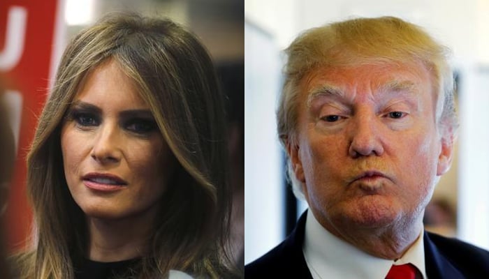 Melania shuns cameras as second woman alleges Trump affair