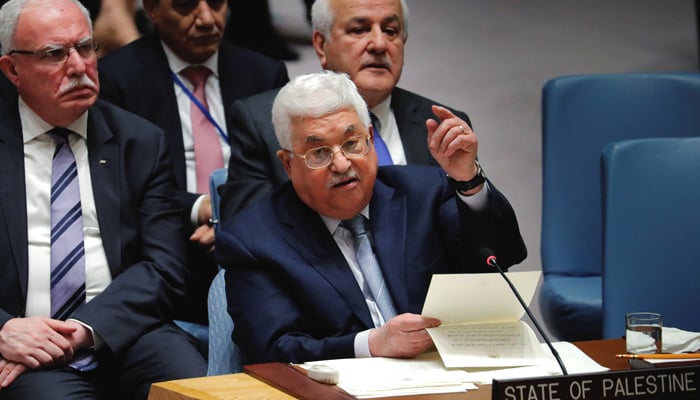 US says ready to talk Mideast peace; Abbas calls for conference