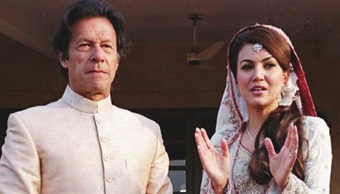 Reham claims Imran relies on Bushra for political decision-making