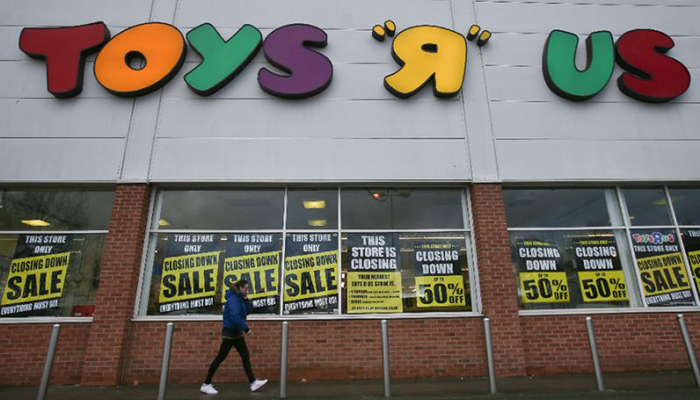 Toys'R'Us in Britain 'winds down' after no buyer found