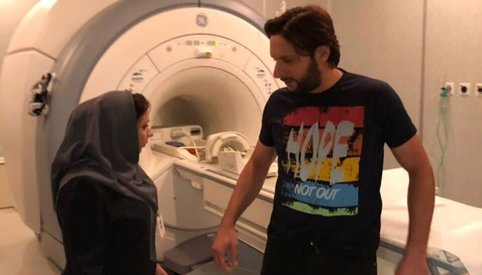 Afridi ruled out of play for at least 10 days due to knee swelling