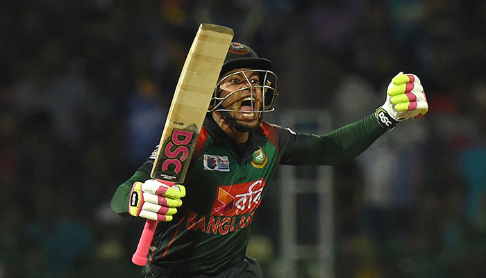 Mushfiqur leads Bangladesh to record chase in T20 tri-series