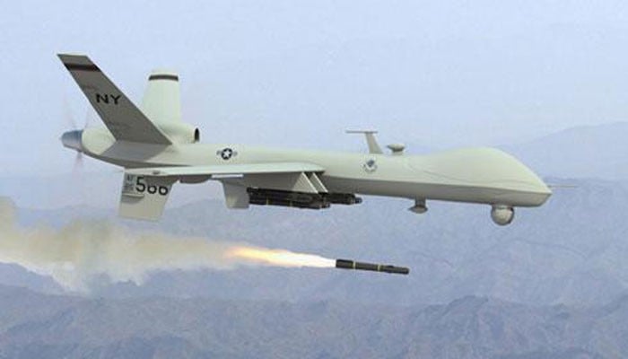 Suspected US drone strike kills at least six alleged terrorists near border