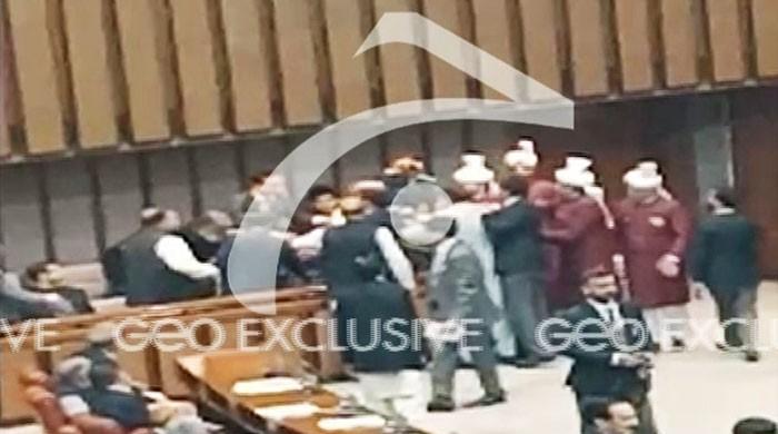 Scuffle breaks out in Senate during chairman election 