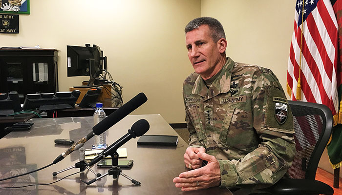 Top US general in Afghanistan urges 'tired' Taliban to talk peace