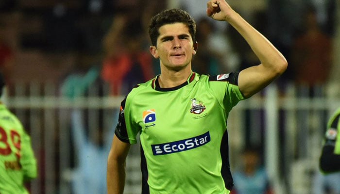 Shaheen Afridi managed to grab limelights in the PSL. (Geo. TV)