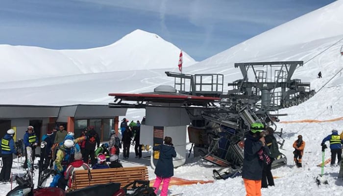 Eight injured in Georgia ski chair lift crush